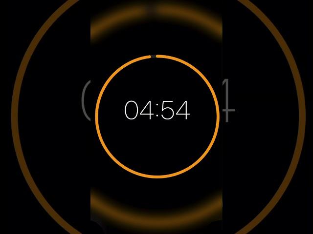 5 minute timer on (iphone) My channel is in the first comment