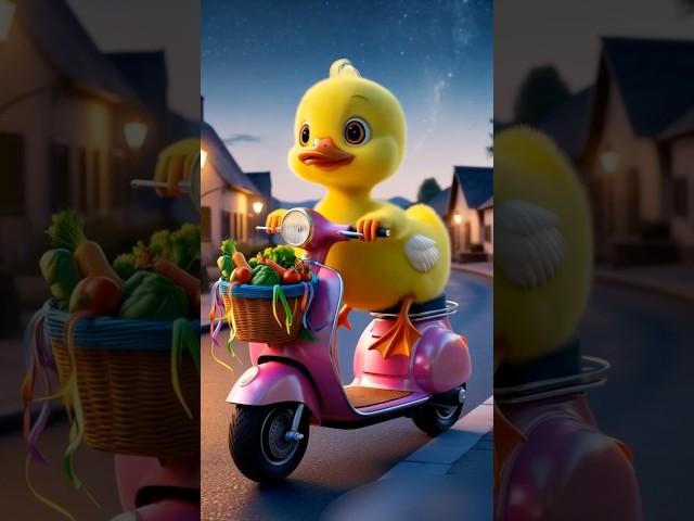 Baby Duckselling veggies #dubidubidu #duck #duckling #babyduck #happyduck #funnyduck #cute #fy
