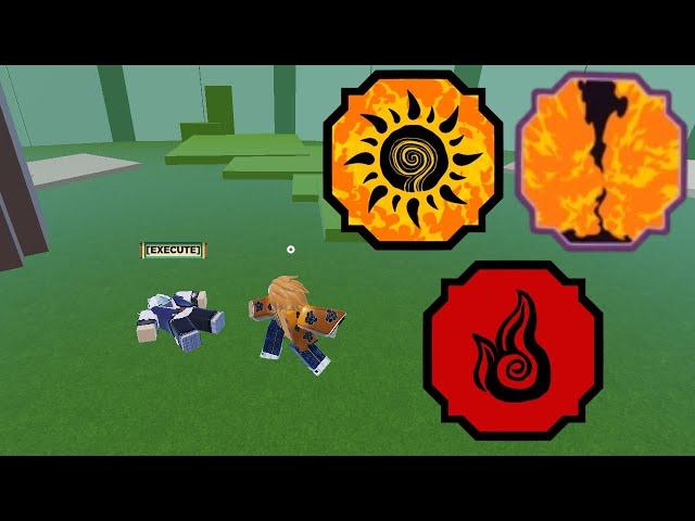 Fire Style Jutsu Only Combo!!! | Shindo Life Roblox