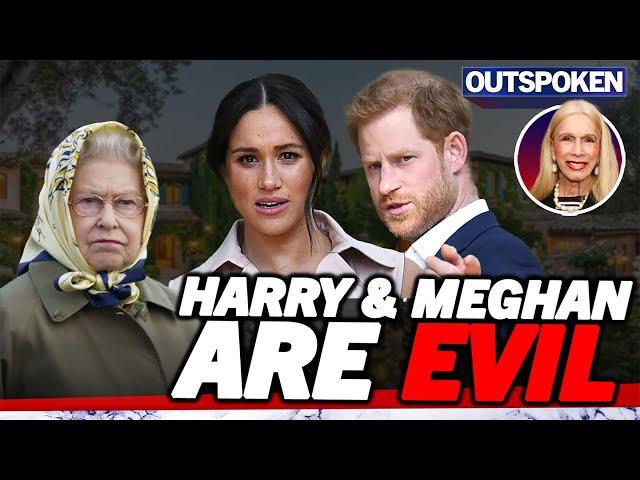 "Prince Harry & Meghan Markle threatened the Queen" The Sussexes bad behaviour exposed by Lady C