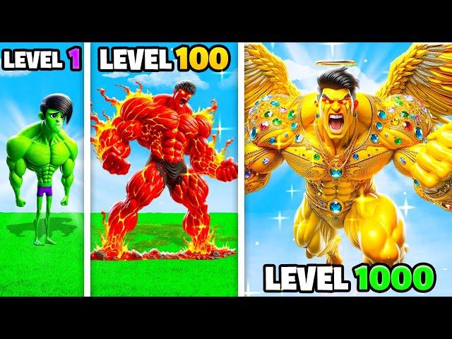 LEVEL 1 TO 1000 HULK In GTA 5!