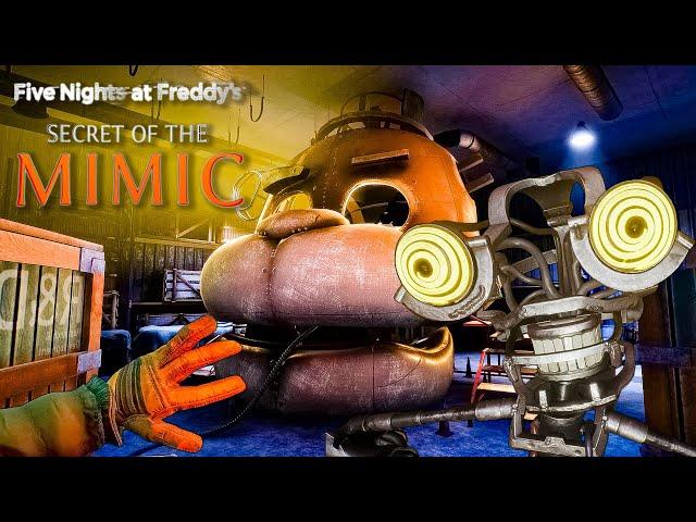 The Endoskeleton Mimic Will NOT STOP Chasing You - Five Nights at Freddy's Secret of The Mimic Ep. 2