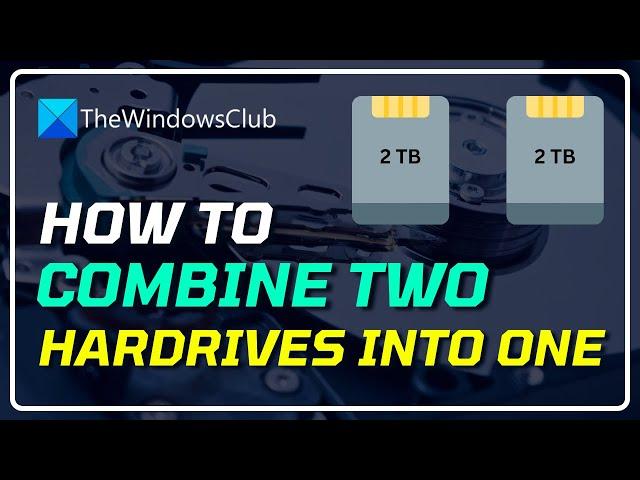 How to COMBINE Two Hard Drives Into One || MERGE Two Hard Drives [WINDOWS 11/10]