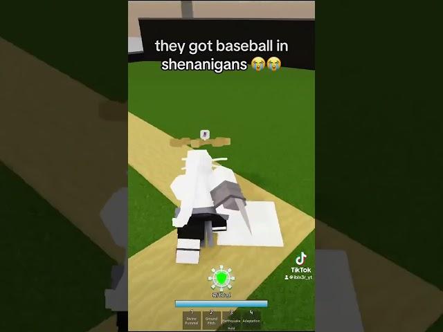 they got baseball in Jujutsu Shenanigans #roblox #jujutsushenanigans #anime #robloxfunny