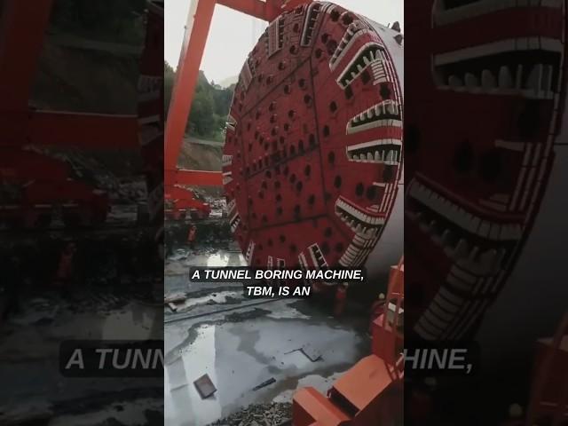 Tunnel Boring Machine - #construction #civilengineering #news #viralvideo #civilengineer #concrete