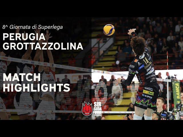 Sir Susa Vim Perugia vs. Yuasa Battery Grottazzolina - VBW - SuperLega - Match Highlights