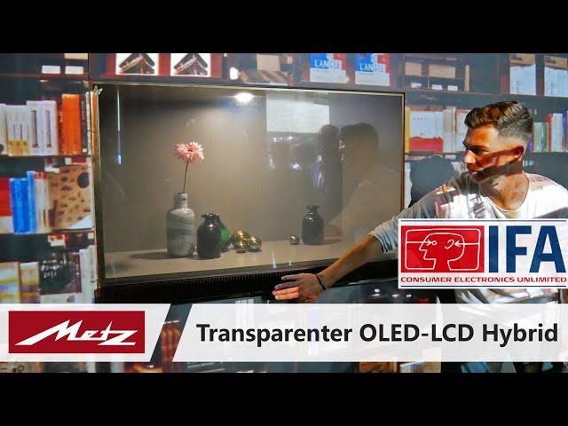 METZ Invision transparenter OLED-LCD Hybrid Prototyp (IFA 2019)