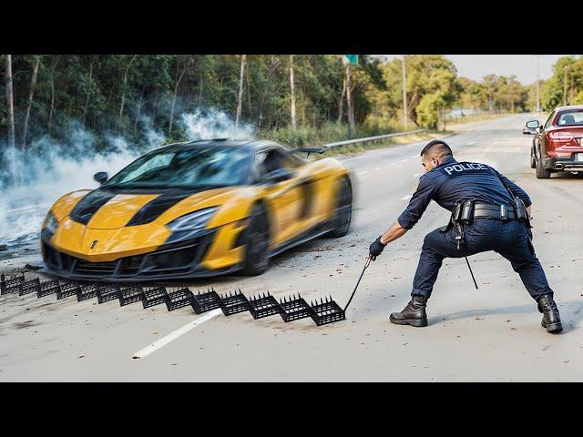 Unglaubliche Methoden der Polizei, um Verdächtige zu stoppen