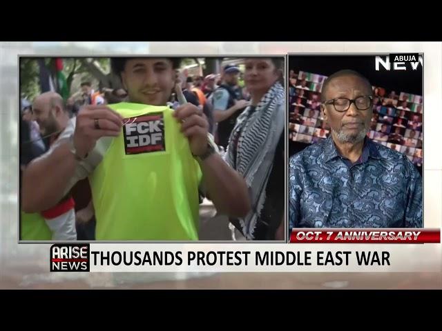 Oct. 7 Anniversary: Thousands Protest Middle East War - Joe Keshi