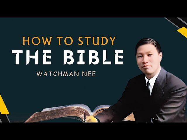 How To Study The Bible ~ Bible Study Techniques