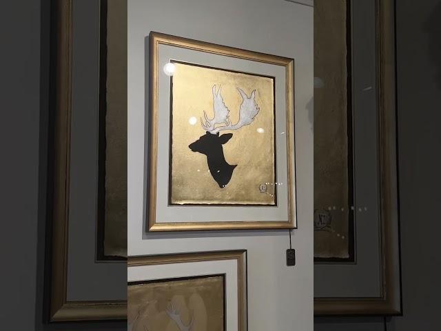 Elevate Your Space with Gold Artwork at Linly Designs!  #Shorts