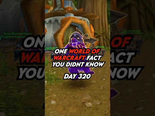Here’s one world of Warcraft fact you didn’t know!Day 320 #warcraft #worldofwarcraft