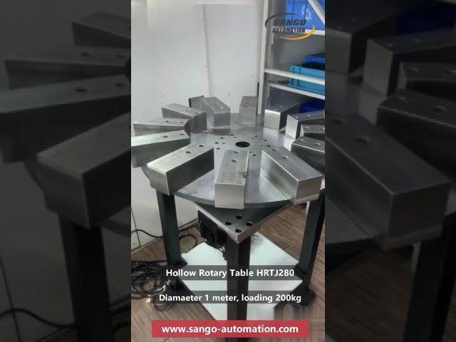 Heavy Duty Application of Hollow Rotary Table by Sango Automation