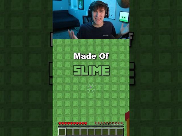 #Minecraft But The World Is Made Of SLIME