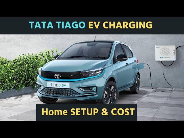 Tata Tiago EV Home Charging Setup | Charging Setup Explained with Pricing & Installation