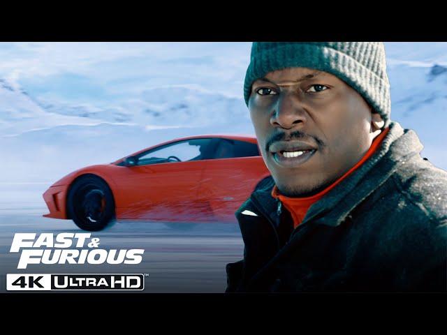 The Fate of the Furious | Intense Chase Leads to Roman's Lamborghini Sinking