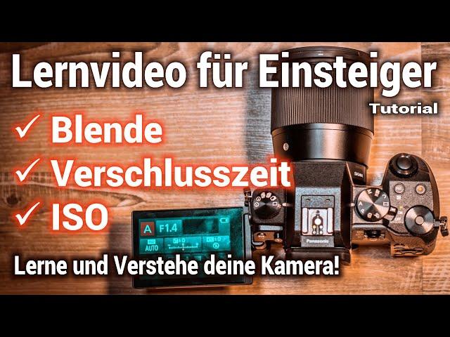  Blende, Verschlusszeit und ISO einstellen am Beispiel der Canon EOS 80D - Tutorial für Einsteiger