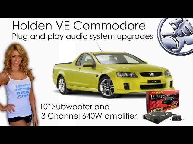 VE Commodore Ute Subwoofer upgrade Plug and Play Pack