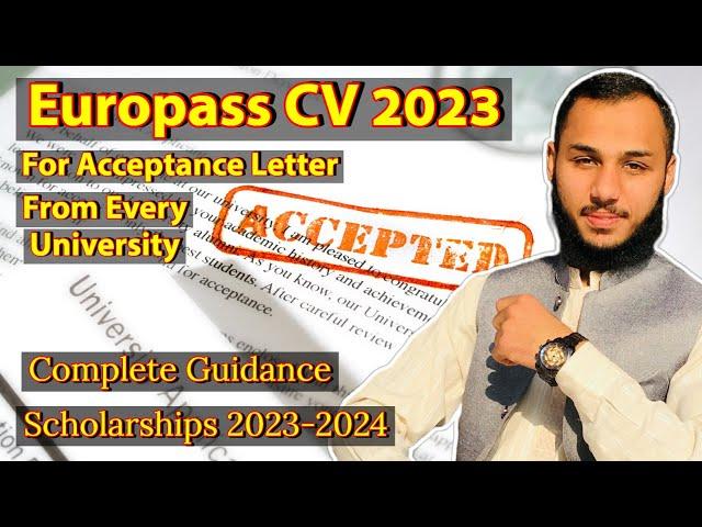 Europass CV | How to make Europass CV for free | Europass CV kaise banaye | Europass CV format