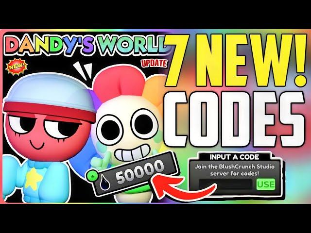 ️FRESH!REDEEM️DANDY'S WORLD ROBLOX CODES 2024 - DANDYS WORLD CODES