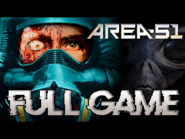 Area 51 Walkthrough FULL GAME Longplay (PC, PS2)