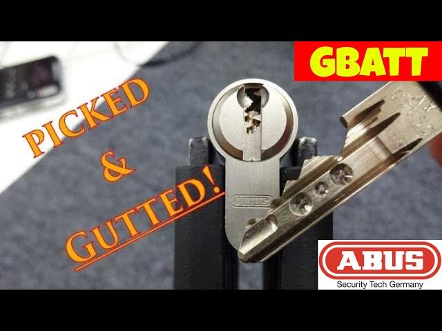 (1081) Challenge: Abus XP10 Picked Open and Gutted