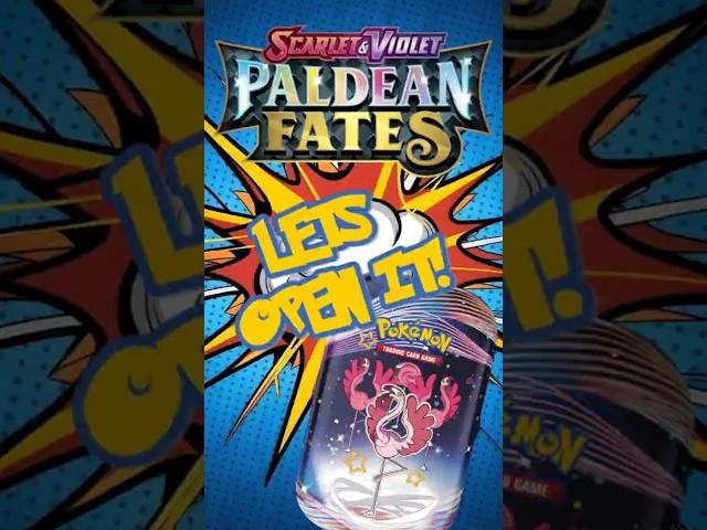 POKEMON TCG: OPENING PALDEAN FATES TIN!