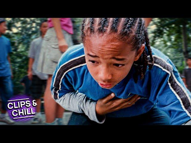 Dre's Dance Turned Dual | The Karate Kid | Clips & Chill