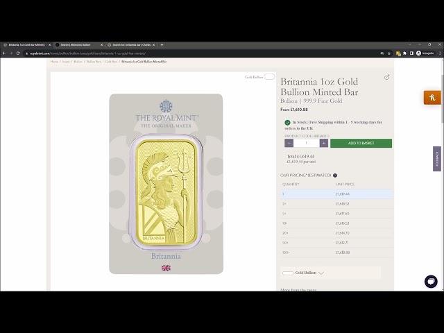 Coin Release News - Silver & Gold Britannia Bullion Bars - Hot or Not?