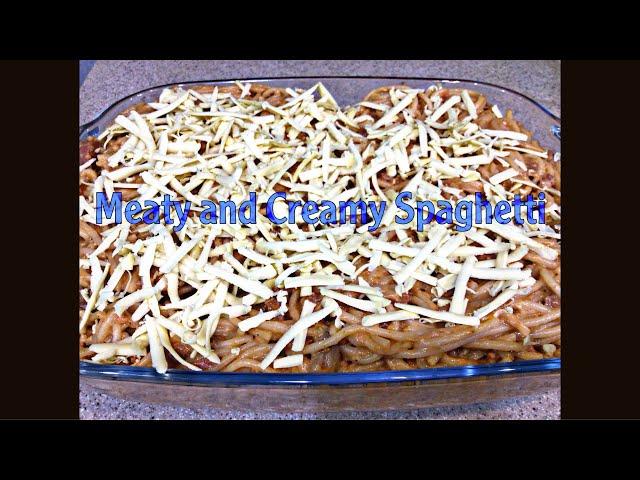 Meaty and Creamy Spaghetti/teegang