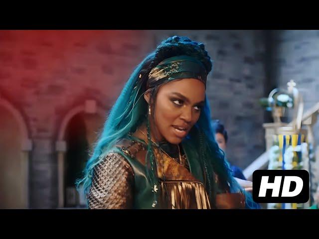 Uma sings "What's My name" in Descendants: The rise of Red 