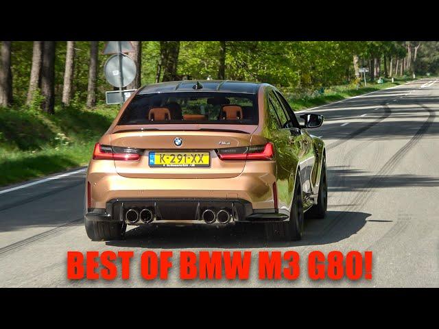 BEST OF BMW M3 G80 Engine Sounds! Stock Exhaust, MANHART, Fi, R44, M-Performance, Mosselman Etc!