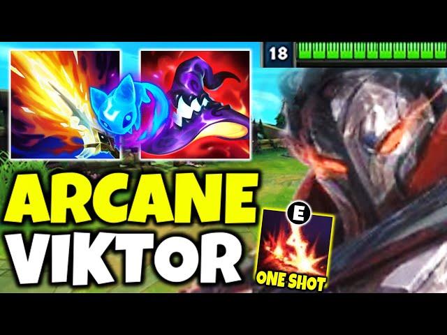 I played Viktor from Arcane and my death ray is a one shot simulator