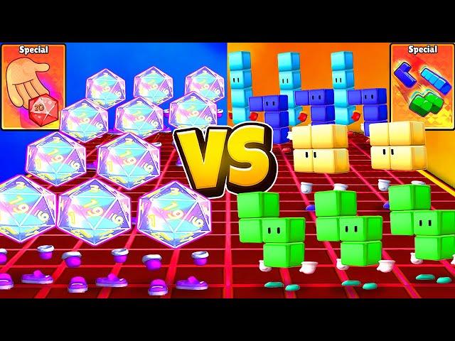 16v16 DICE vs TETRIS in Stumble Guys!