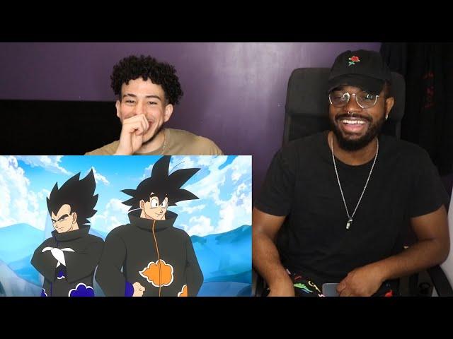 THIS WAS FUNNY BUT STRAIGHT FIRE!| Goku vs Naruto Rap Battle 1-3 - SSJ9k | REACTION!!