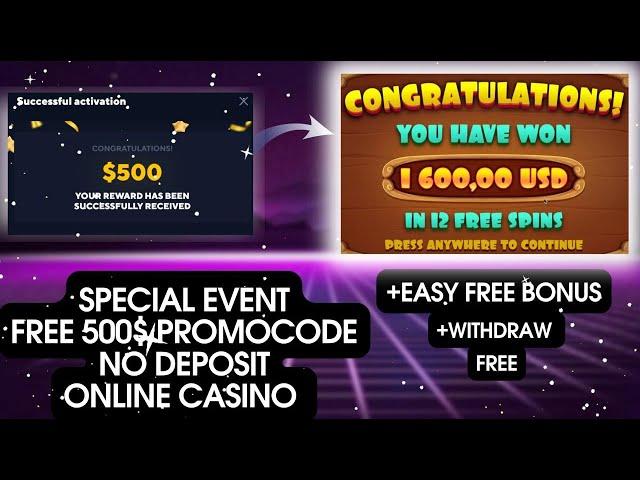 FREE $500 BONUS FOR NEW PLAYERS CASINO | NO DEPOSIT | FREE BONUS ON DOG HOUSE | SUCCESSFUL WITHDRAW