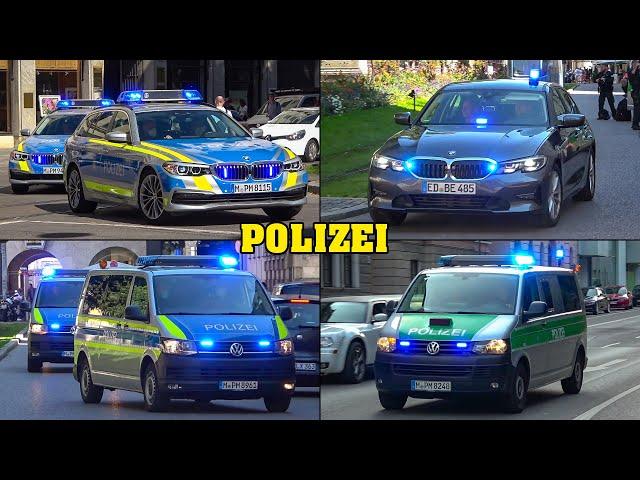 POLIZEI MÜNCHEN im Einsatz! | Alarmfahrten - Unangekündigte DEMO & Polizei in Aktion!