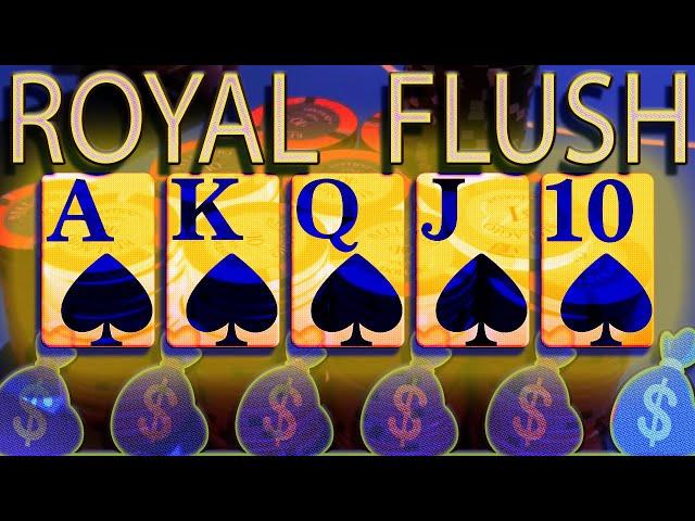 Straight Flush Turns Into ROYAL FLUSH!!!