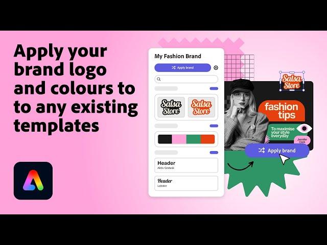 Build your brand identity with the one-click branding tool in Adobe Express | Adobe Express