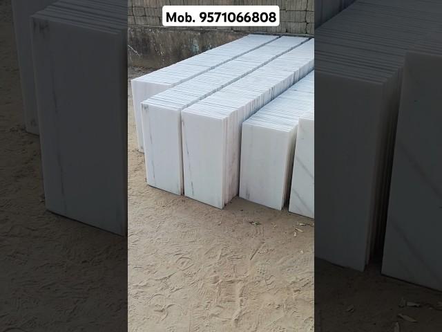 Makrana Super Brown Albeta White Marble Tiles #shorts #reels