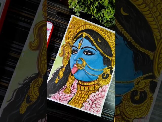 Maa Kali Painting ️️‍🩹, Kali Thakur #shorts #maakali #kalimata #diwali #painting #art