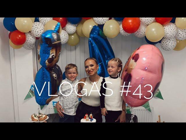 VLOGAS #43 / Vaiku Gimtadienis 