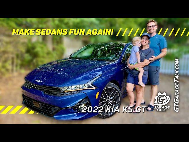 2022 Kia K5 GT Family Review with Child Seat Installation