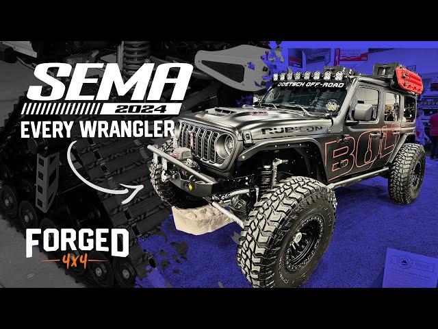 Every Jeep Wrangler Spotted at SEMA SHOW 2024! | Insane Custom Builds You Have to See