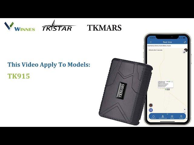 How to use GPS Tracker TK915?