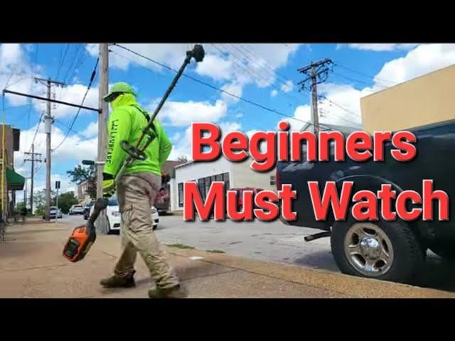 Don't start your lawncare business before watching this. #lawncare #grasscutting #mowing