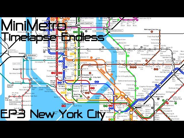 MiniMetro : Timelapse Endless - [EP3] New York City