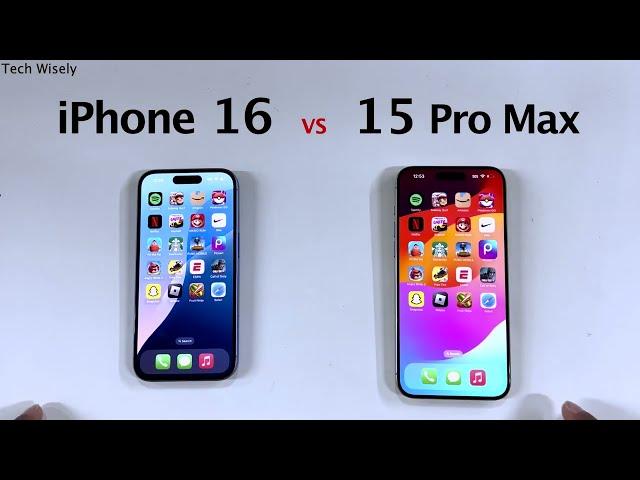 iPhone 16 vs 15 Pro Max - Speed Performance Test