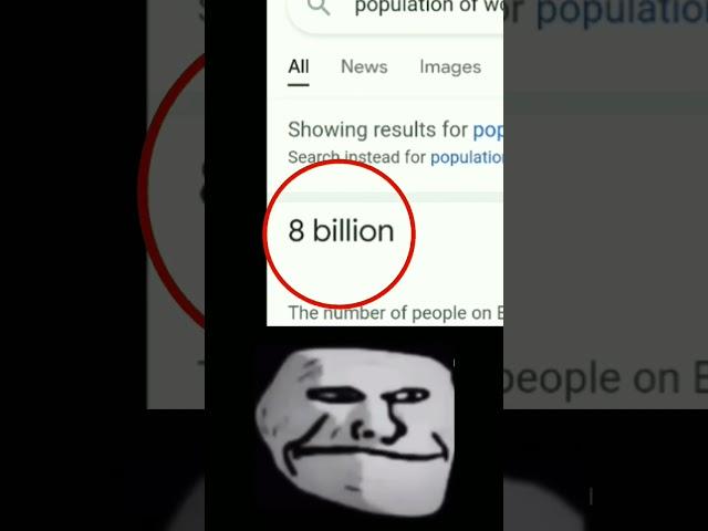 world population and Google download comparison #youtube #shorts