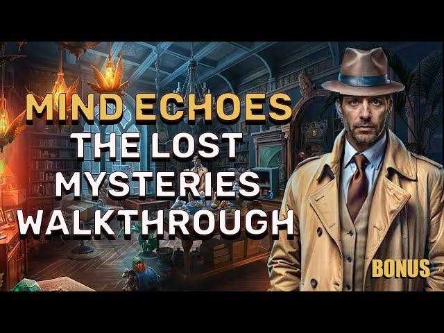 Mind Echoes 1 The Lost Mysteries Bonus Walkthrough No Skips l @GAMZILLA-